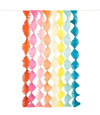 Meri Meri Asılan Süs // Gökkuşağı Kıvrımlı Püsküllü