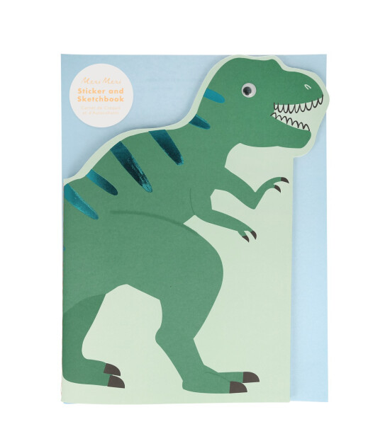 Meri Meri Çıkartma ve Eskiz Defteri // Dino