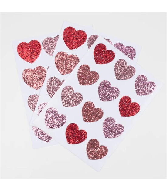 Meri Meri Sticker Çıkartma // Parıltılı Kalp