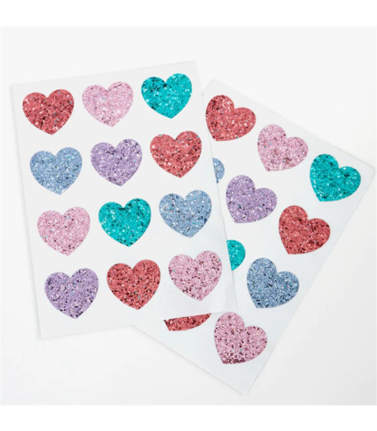 Meri Meri Sticker &Ccedil;ıkartma // G&ouml;kkuşağı Kalp