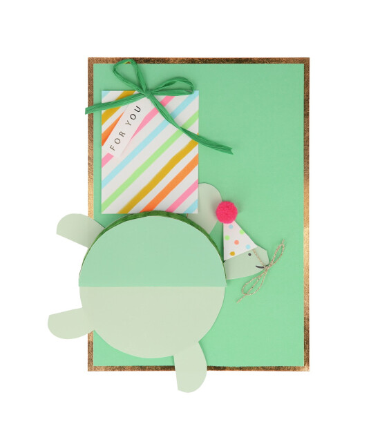 Meri Meri Tebrik Kartı // Kaplumbağa