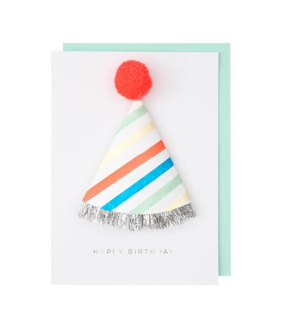 Meri Meri Tebrik Kartı // Doğum Günü Şapkası