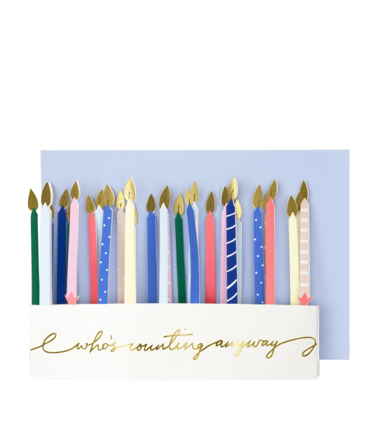 Meri Meri Tebrik Kartı // Mumlar