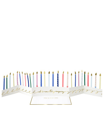 Meri Meri Tebrik Kartı // Mumlar