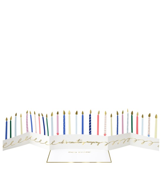 Meri Meri Tebrik Kartı // Mumlar