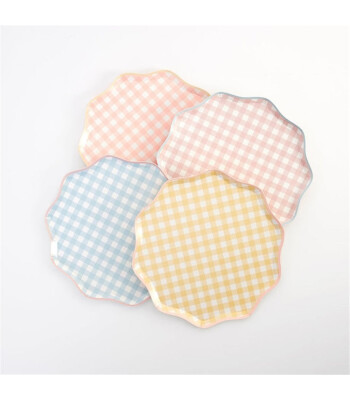 Meri Meri Parti Tabak (M) // Damalı