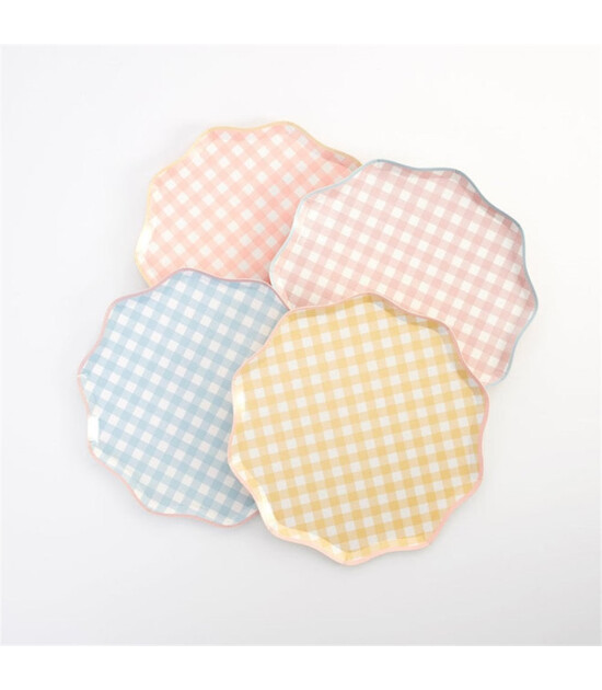 Meri Meri Parti Tabak (M) // Damalı