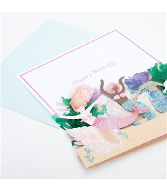 Meri Meri Tebrik Kartı // Deniz Kızı