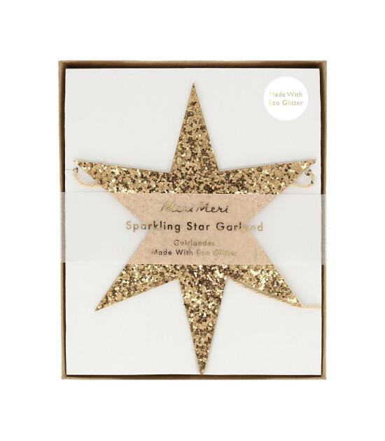 Meri Meri Asılan Süs // Eco Parıltılı Yıldız