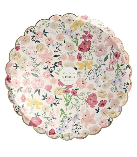 Meri Meri Parti Tabak (L) // English Garden