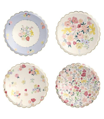 Meri Meri Parti Tabak (L) // English Garden