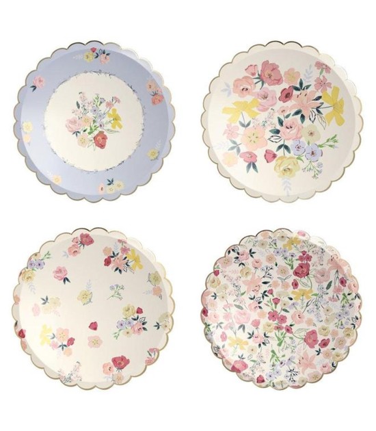 Meri Meri Parti Tabak (L) // English Garden