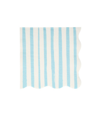 Meri Meri Parti Peçete (L) // Mavi Çizgili