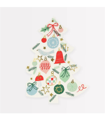 Meri Meri Parti Peçete // Yeni Yıl Ağacı