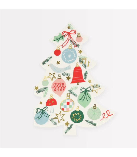 Meri Meri Parti Peçete // Yeni Yıl Ağacı