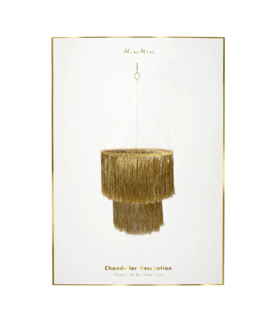 Meri Meri Asılan Süs // Altın Püsküllü Avize