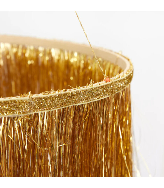 Meri Meri Asılan Süs // Altın Püsküllü Avize