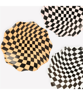 Meri Meri Parti Tabak // Cadılar Bayramı Damalı