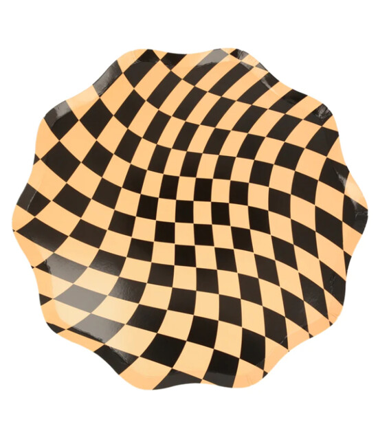 Meri Meri Parti Tabak // Cadılar Bayramı Damalı