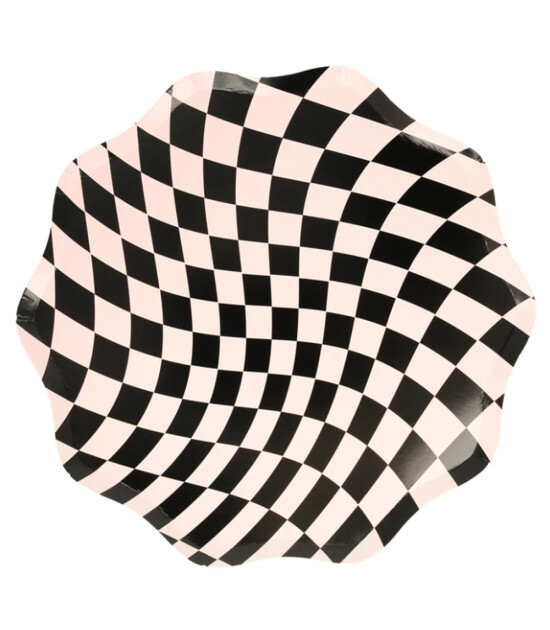 Meri Meri Parti Tabak // Cadılar Bayramı Damalı