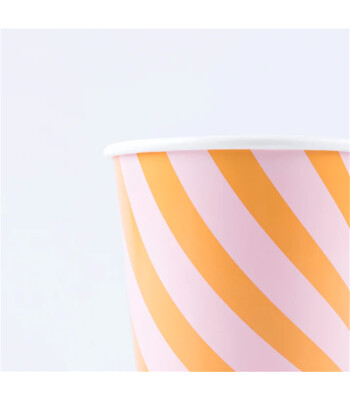 Meri Meri Parti Bardak // Çizgilii