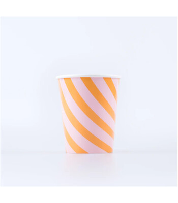 Meri Meri Parti Bardak // Çizgilii