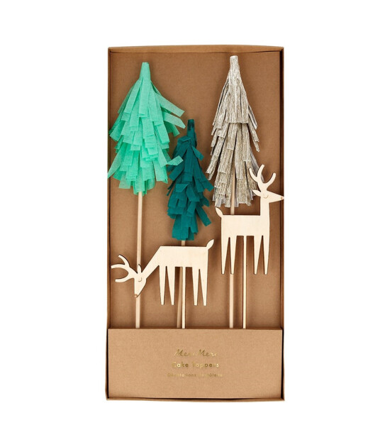 Meri Meri Parti Pasta S&uuml;s // Orman & Ren Geyikleri