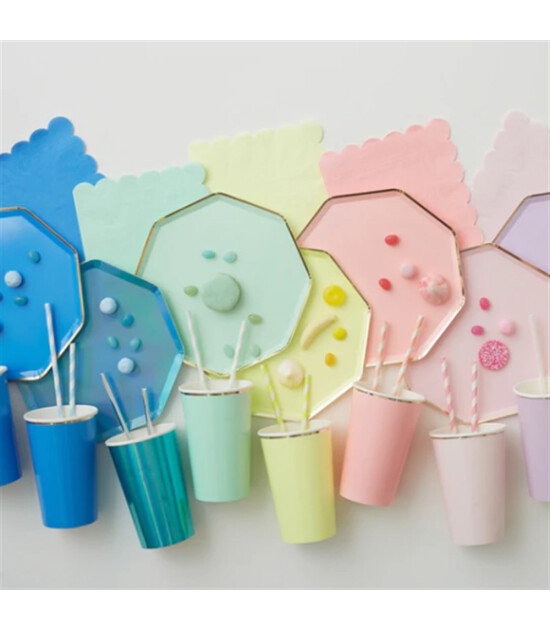 Meri Meri Parti Bardak // Parlak Mavi