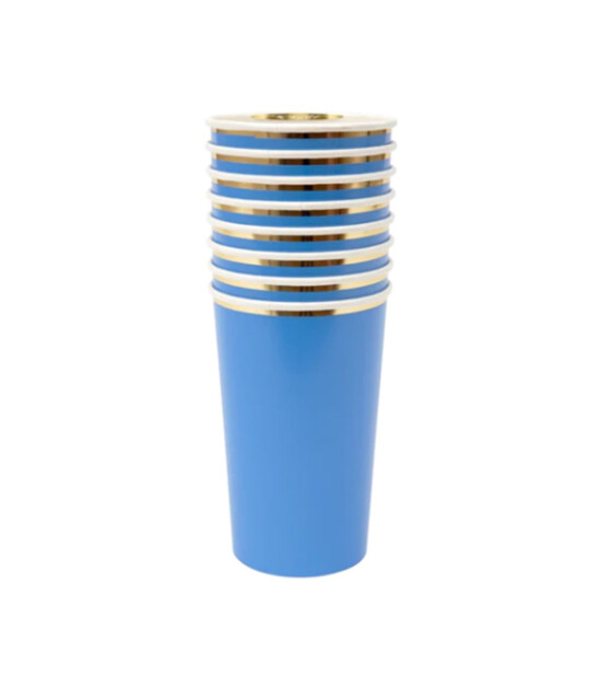 Meri Meri Parti Bardak // Parlak Mavi