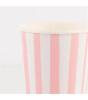Meri Meri Parti Bardak // Pink Stripe
