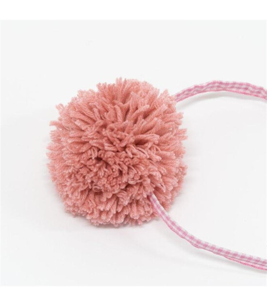 Meri Meri Taç // Pembe Pom Pomlu