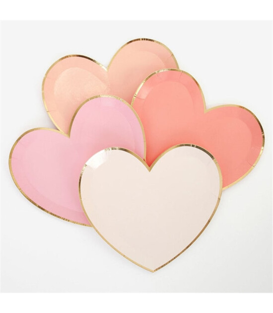 Meri Meri Parti Tabak (L) // Pembe Kalpli