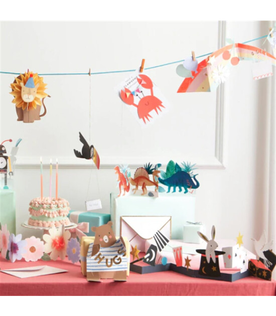 Meri Meri Tebrik Kartı // Sarılan Ayıcık