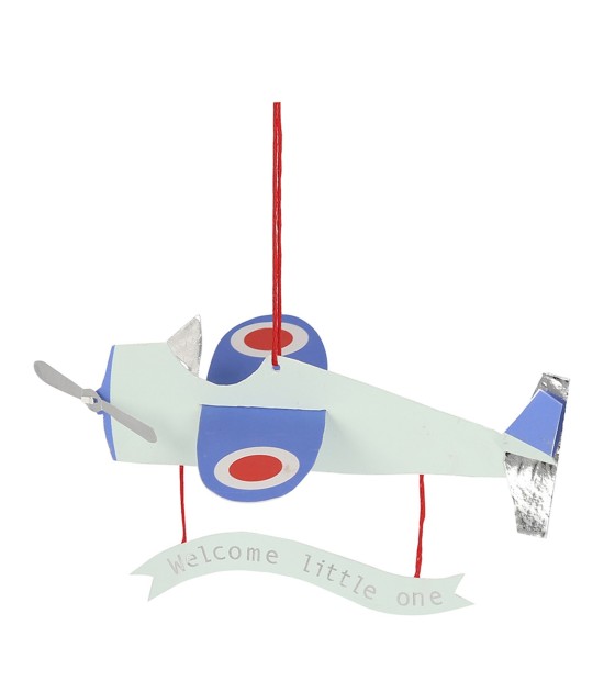 Meri Meri Tebrik Kartı // Uçak