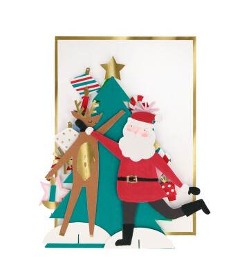 Meri Meri Tebrik Kartı // Yeni Yıl Ağacı