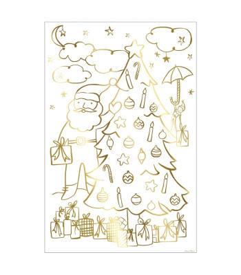 Meri Meri Boyamalı Poster // Yeni Yıl