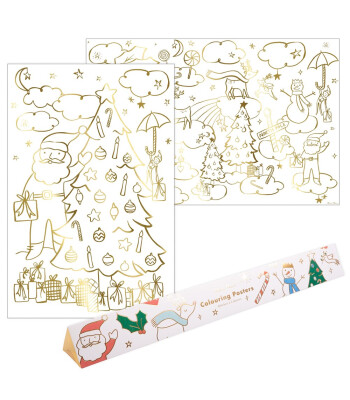 Meri Meri Boyamalı Poster // Yeni Yıl