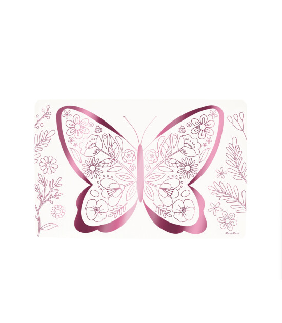 Meri Meri Boyama Amerikan Servis // Butterflies & Flowers