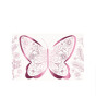 Meri Meri - Butterflies & Flowers Colouring Placemats - Kelebekler & Çiçekler Boyama Amerikan Servisleri (x8)