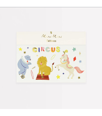 Meri Meri Geçici Dövme // Circus Temporary