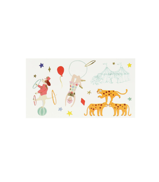 Meri Meri Geçici Dövme // Circus Temporary