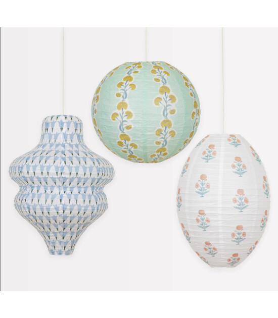 Meri Meri Asılan Süs (3'lü) // Molly Mahon Lanterns