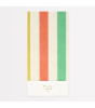Meri Meri - Multi Stripe Tablecloth - Multi Renkli Çizgili Kağıt Masa Örtüsü