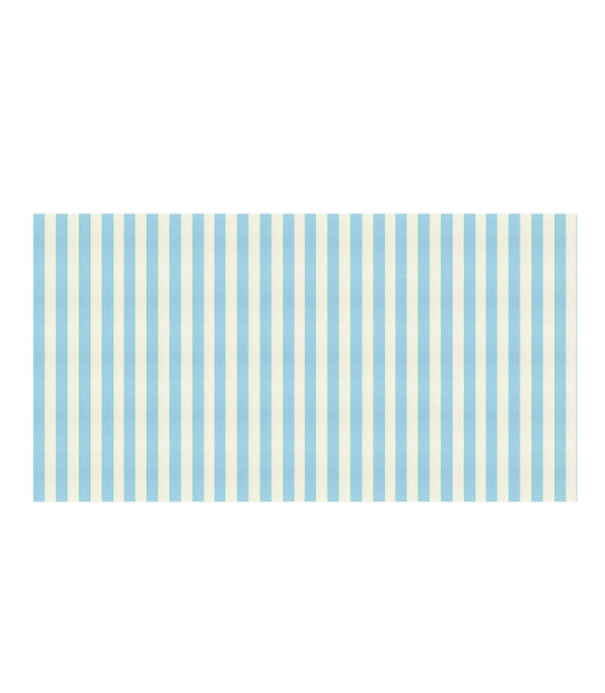 Meri Meri - Pale Blue Stripe Tablecloth - Soluk Mavi Çizgili Kağıt Masa Örtüsü