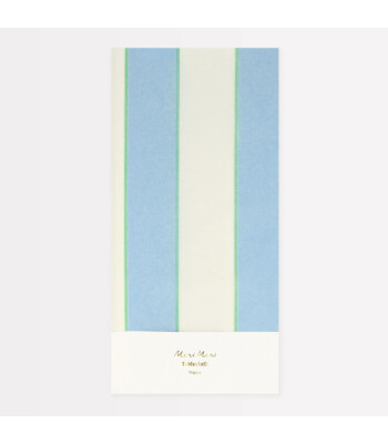 Meri Meri Masa Örtüsü // Mavi Çizgili