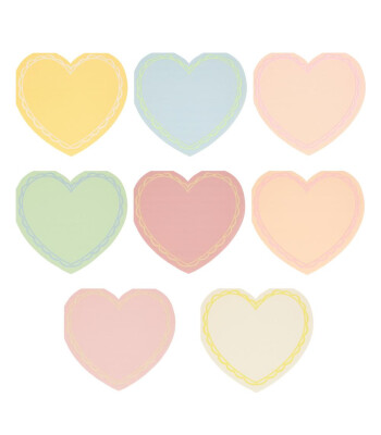 Meri Meri Parti Peçete // Kalp