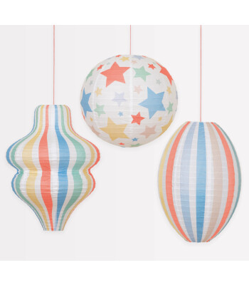 Meri Meri Asılan Süs // Stars & Stripes Lanterns