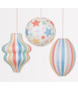 Meri Meri Asılan Süs (3'lü) // Stars & Stripes Lanterns
