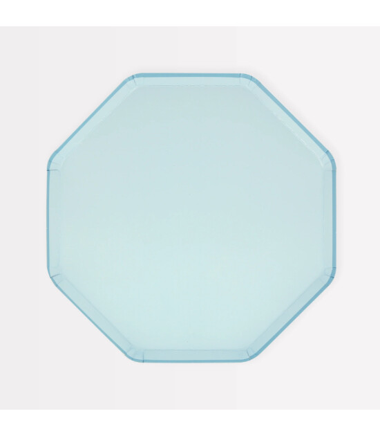 Meri Meri Parti Tabak (M) // Summer Sky Blue