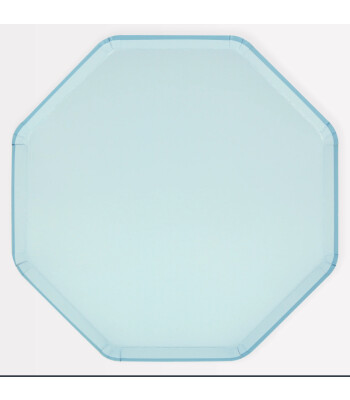 Meri Meri Parti Tabak (L) // Summer Sky Blue